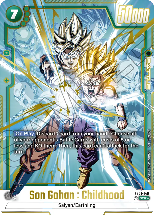 Son Gohan: Childhood (Alternate Art) - FB01-140