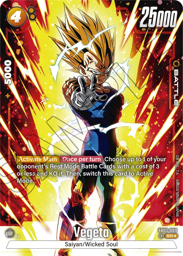 Vegeta (Alternate Art) - FB03-089