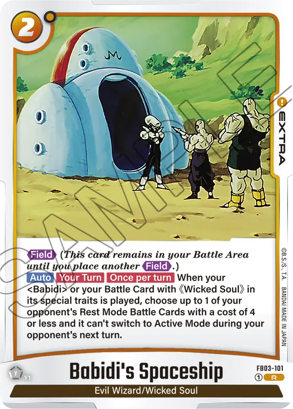 Babidi's Spaceship - FB03-101