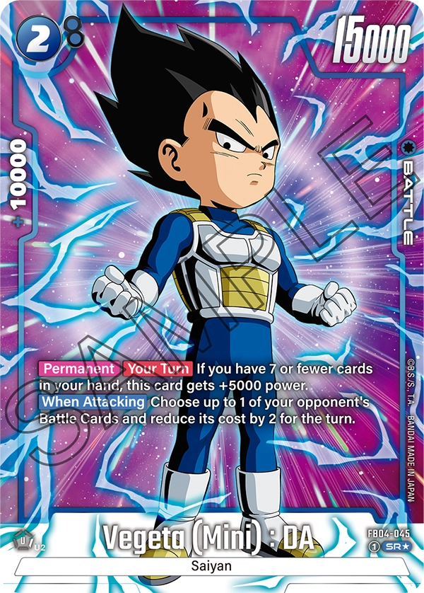 Vegeta (Mini) : DA (Alternate Art) - FB04-045