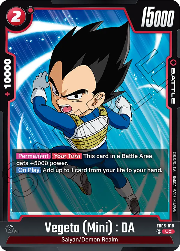 Vegeta (Mini) : DA - FB05-018