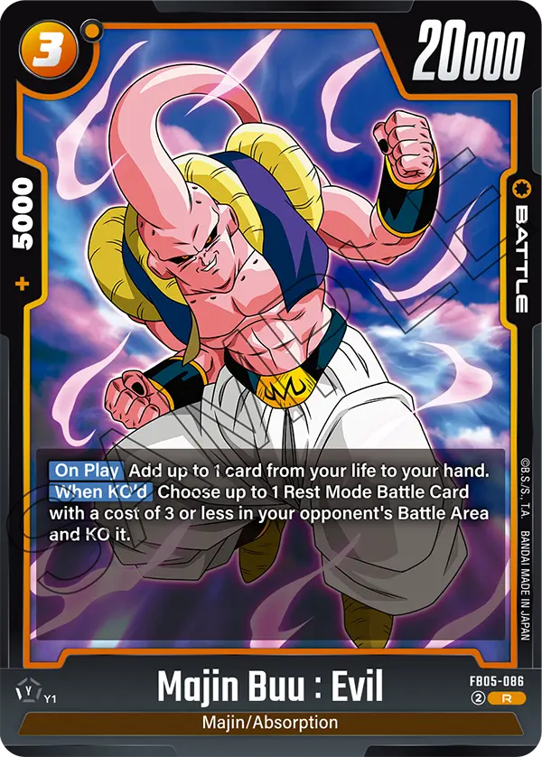Majin Buu : Evil - FB05-086