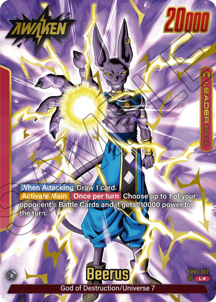 Beerus (Alternate Art) - FB01-002