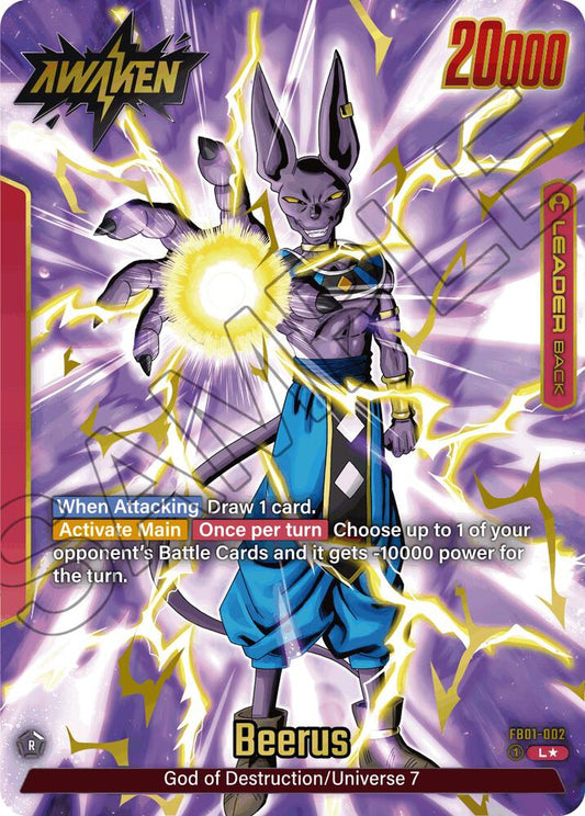 Beerus (Alternate Art) - FB01-002