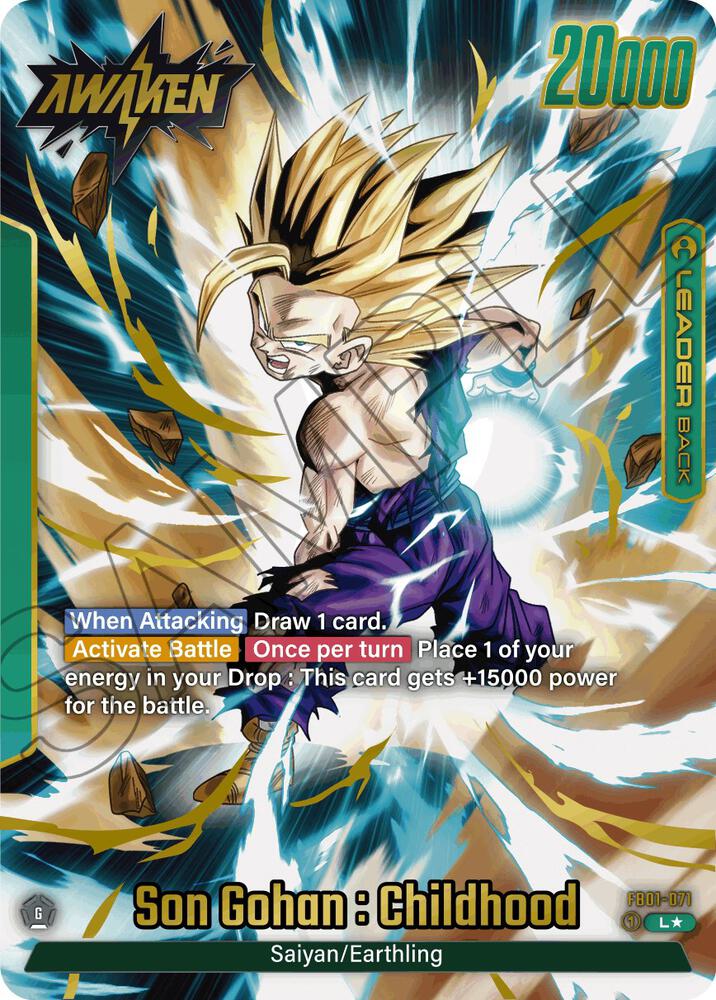 Son Gohan: Childhood (Alternate Art) - FB01-071