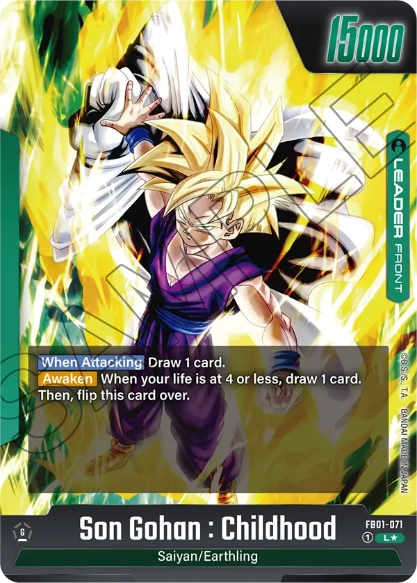 Son Gohan: Childhood (Alternate Art) - FB01-071