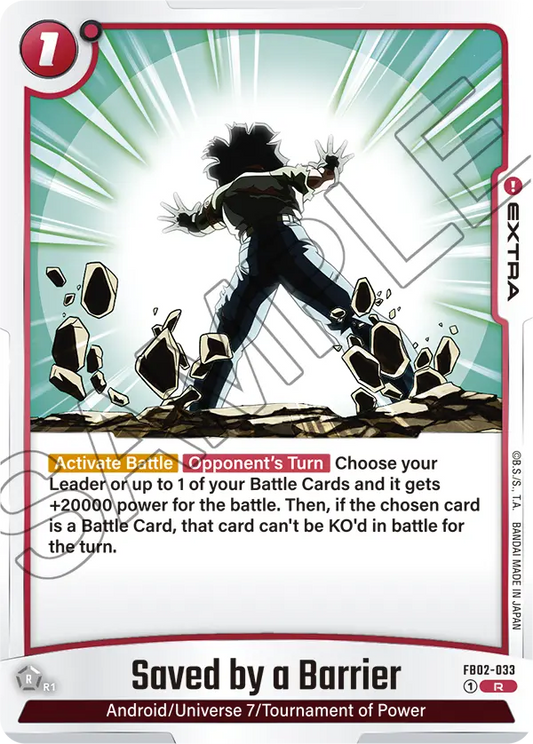 Saved by a Barrier - FB02-033