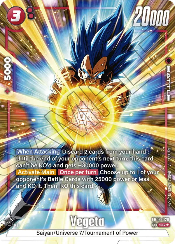 Vegeta (Alternate Art) - FB03-020