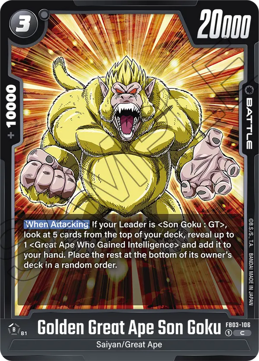Golden Great Ape Son Goku - FB03-106