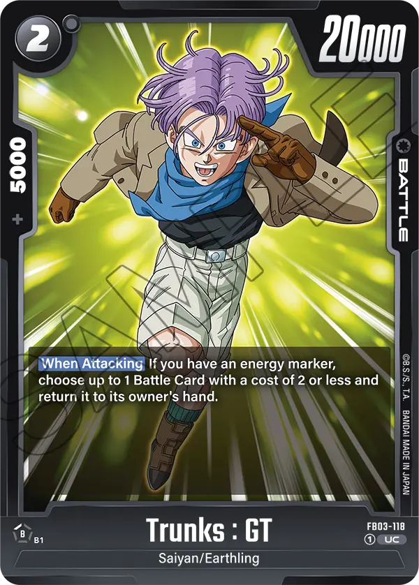 Trunks : GT  - FB03-118