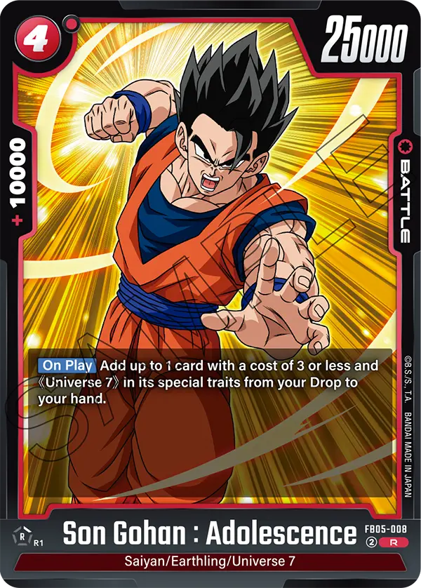 Son Gohan : Adolescence - FB05-008