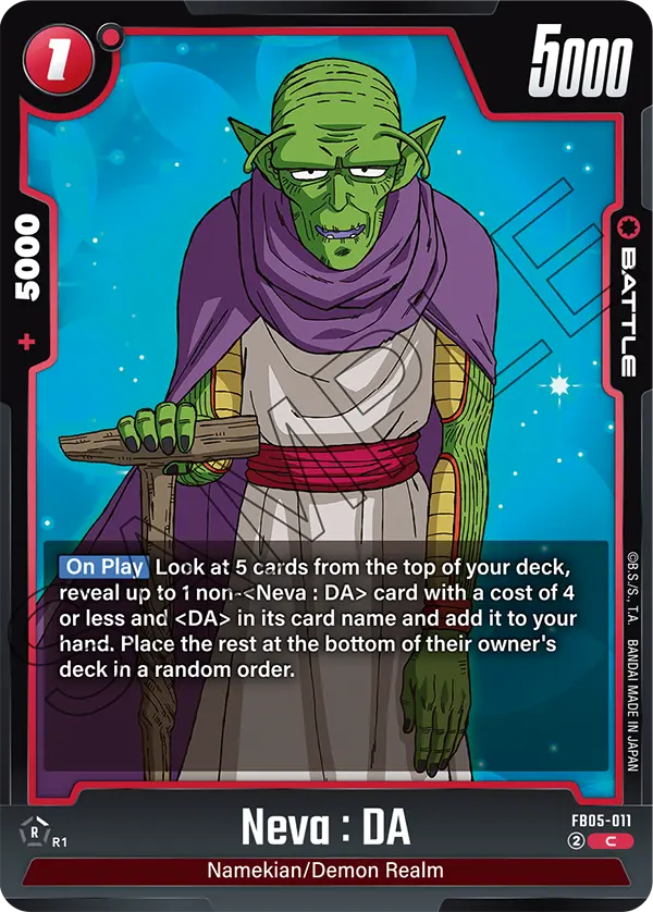 Neva : DA - FB05-011