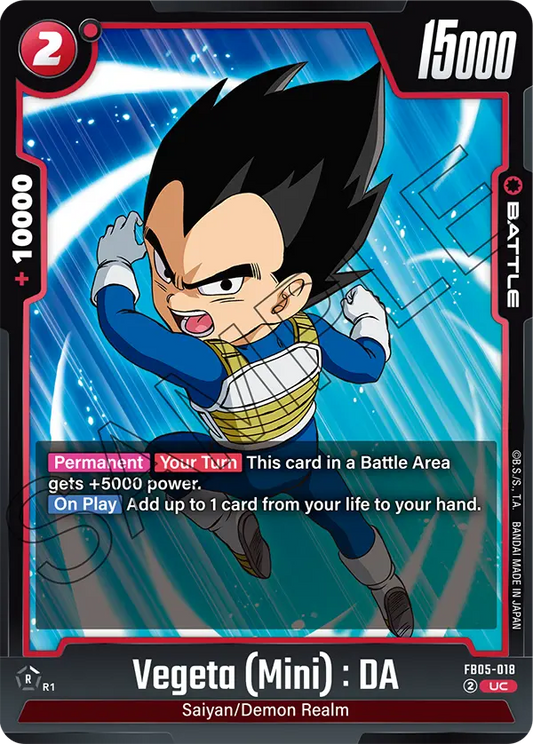 Vegeta (Mini) : DA - FB05-018