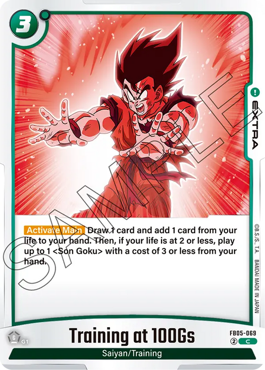 Training at 100Gs - FB05-069