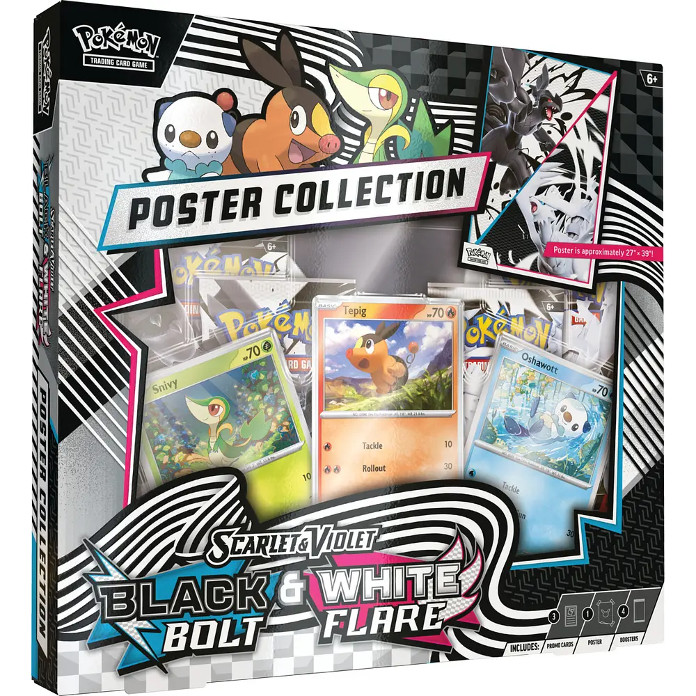 Poster Collection - Black Bolt & White Flare